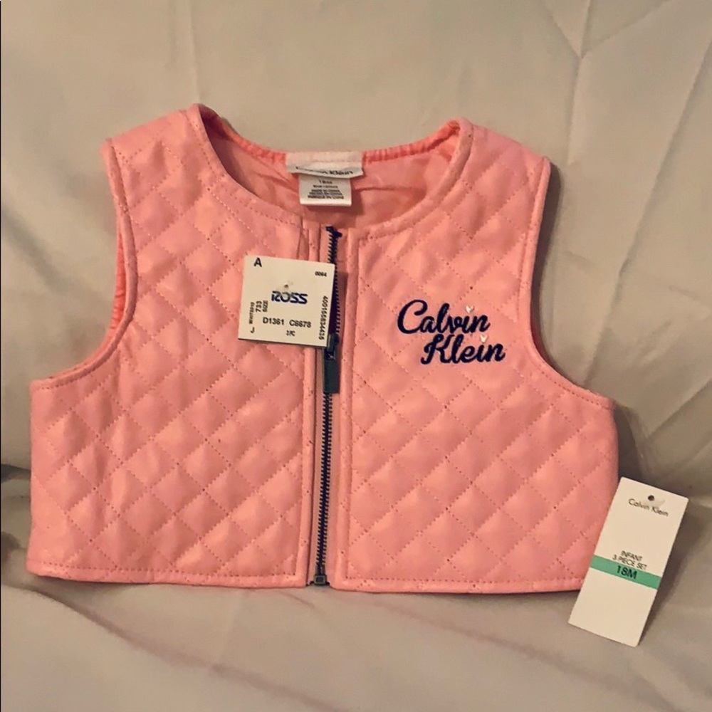 🍼✨ Calvin Klein Baby Puffer Vest | NWT | Cozy, Cute & Stylish ✨🍼